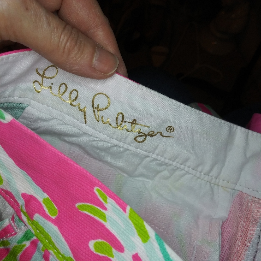 Lilly Pulitzer What The Cluck Barbiecore Buttercup Shorts - Picture 8 of 12